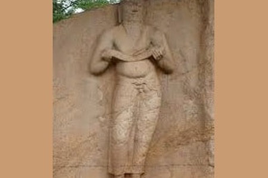 Statue of King Parakramabahu in Polonnaruwa